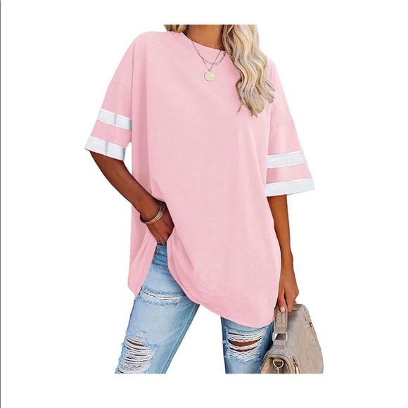 Tops - Oversized Women’s Tee Crew Neck T-Shirt Size Large